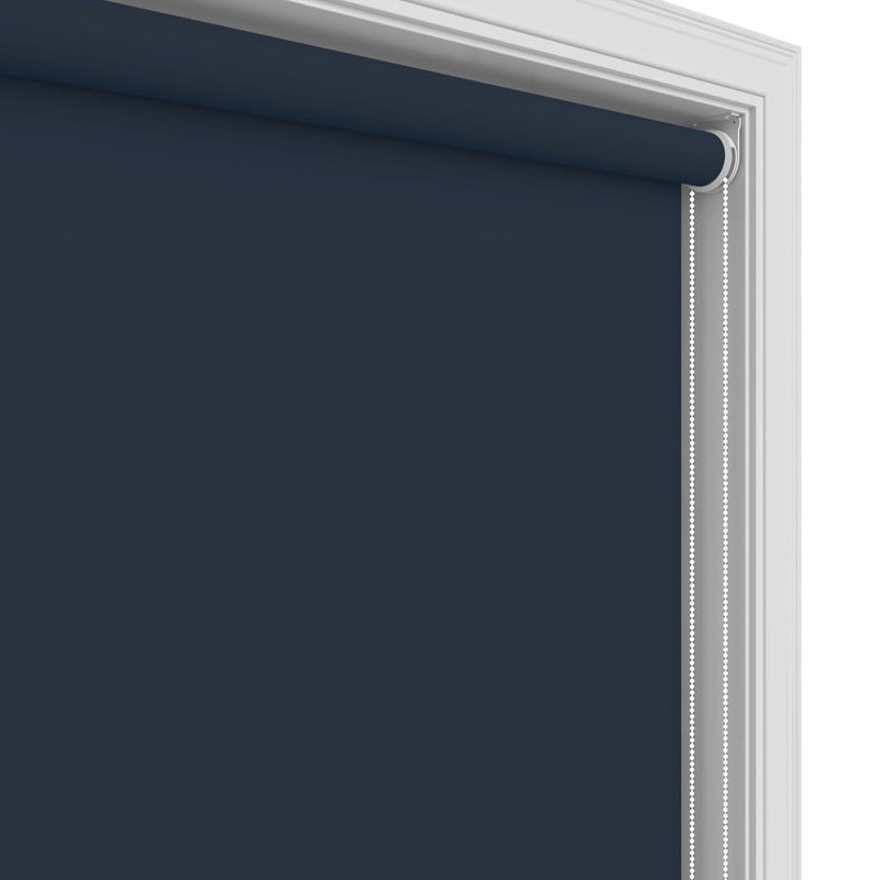 Colornest 100 Blackout Roller Blinds for Windows 72 Inch W X 48 Inch L RollUp Shades Sun UV Protection for Home Office Navy Heavy Duty in 38 MM Pole - Image 3