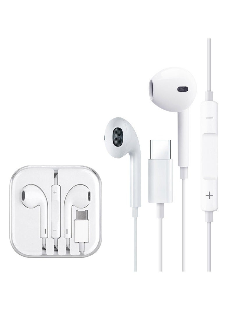 AROAQ USB C Headphon with Mic and Volume Control - Image 2