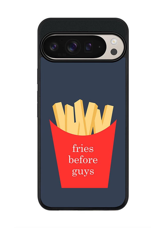 Stylizedd For Google Pixel 9 Pro XL Case,Slim fit Camera Protection, Shockproof Thin Phone cover - Fries BeFore Guys  - Image 1