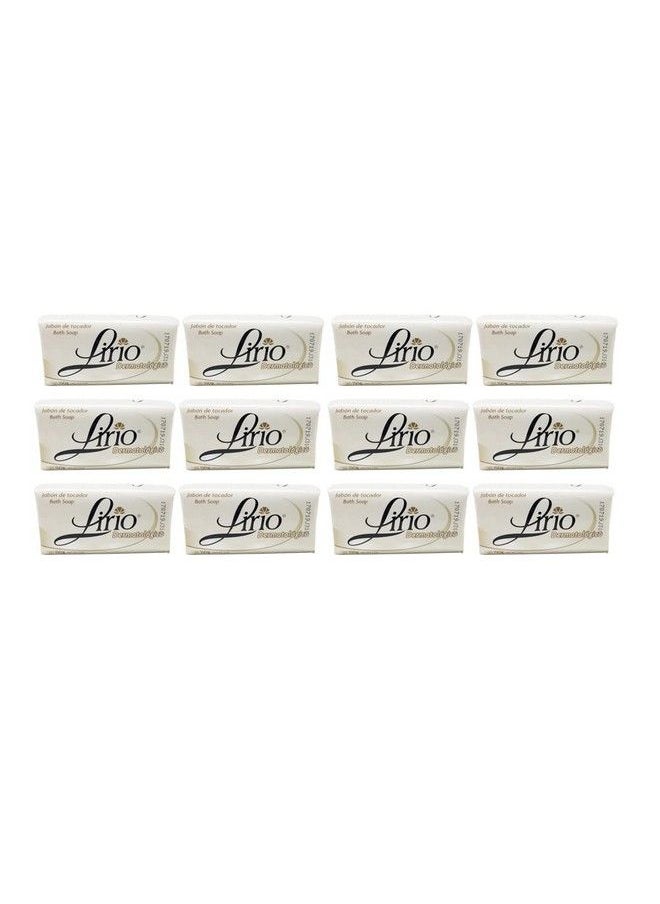 Dermatologico Bar Soap. Glycerin Enriched Antibacterial Soap. For Daily Use. Suitable For All Skin Types. 5.3 Oz. Pack Of 12