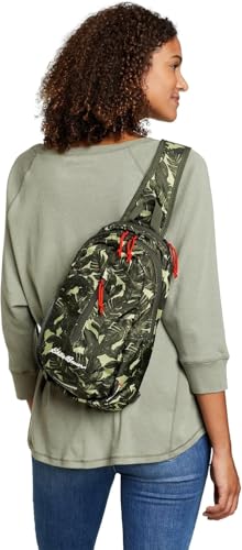 Eddie Bauer Stowaway Packable Sling Bag Travel Outdoor Lightweight Compact Ripstop Nylon Marine10L - Image 3