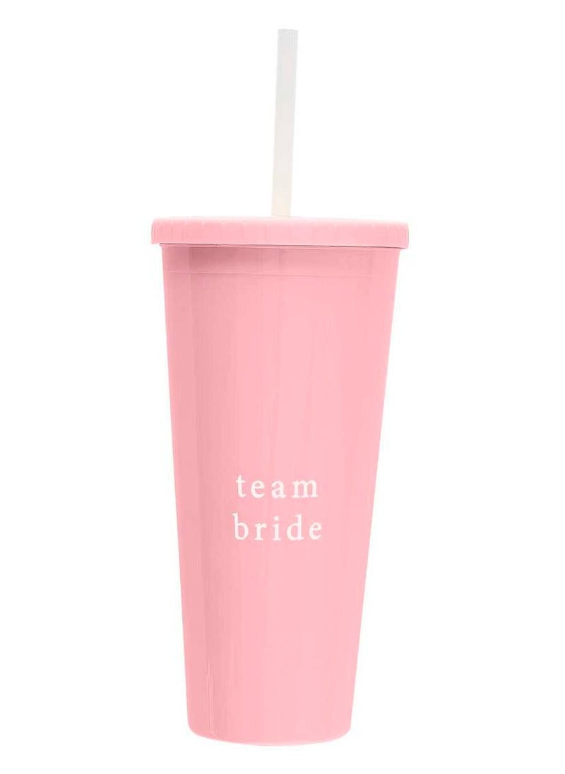 Ginger Ray Team Bride Tumbler with Straw - Image 3