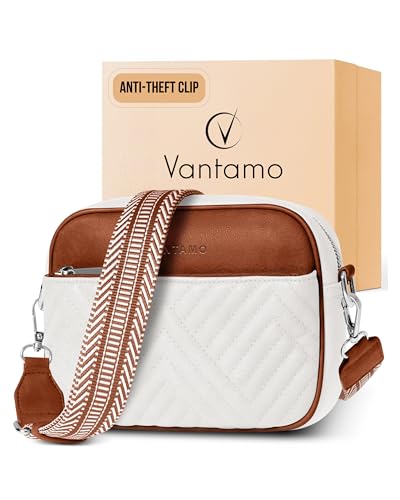 Vantamo Crossbody Bags For Women with Anti-Pickpocket Clip, Premium Purses for Women, Adjustable Strap Handbags & Gift Box - Image 1