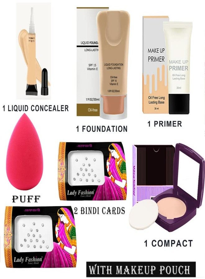 G4U All In One Makeup Kit for Women Full Kit, Multipurpose Makeup Sets With Cosmetic box (24 Pieces) 16D22A7 - Image 3
