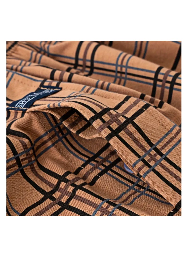 3 Pieces Cotton Boxer Shots For Men  - Image 5