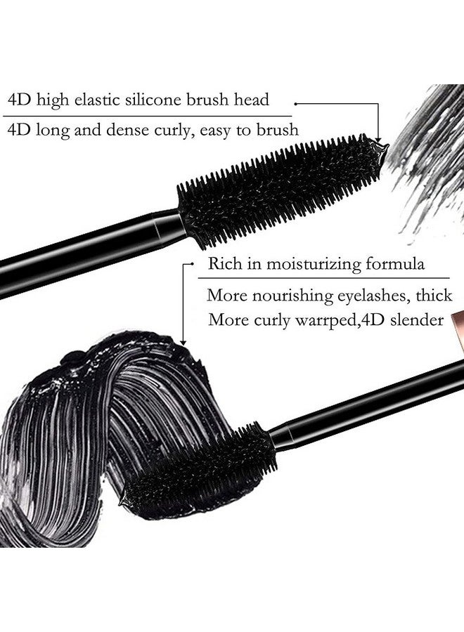 VeniCare 4D Silk Fiber Lash Mascara Lengthening And Thick Volume Long Lasting Smudge Proof All Day Full Long Thick Smudge Proof Eyelashes - Image 4