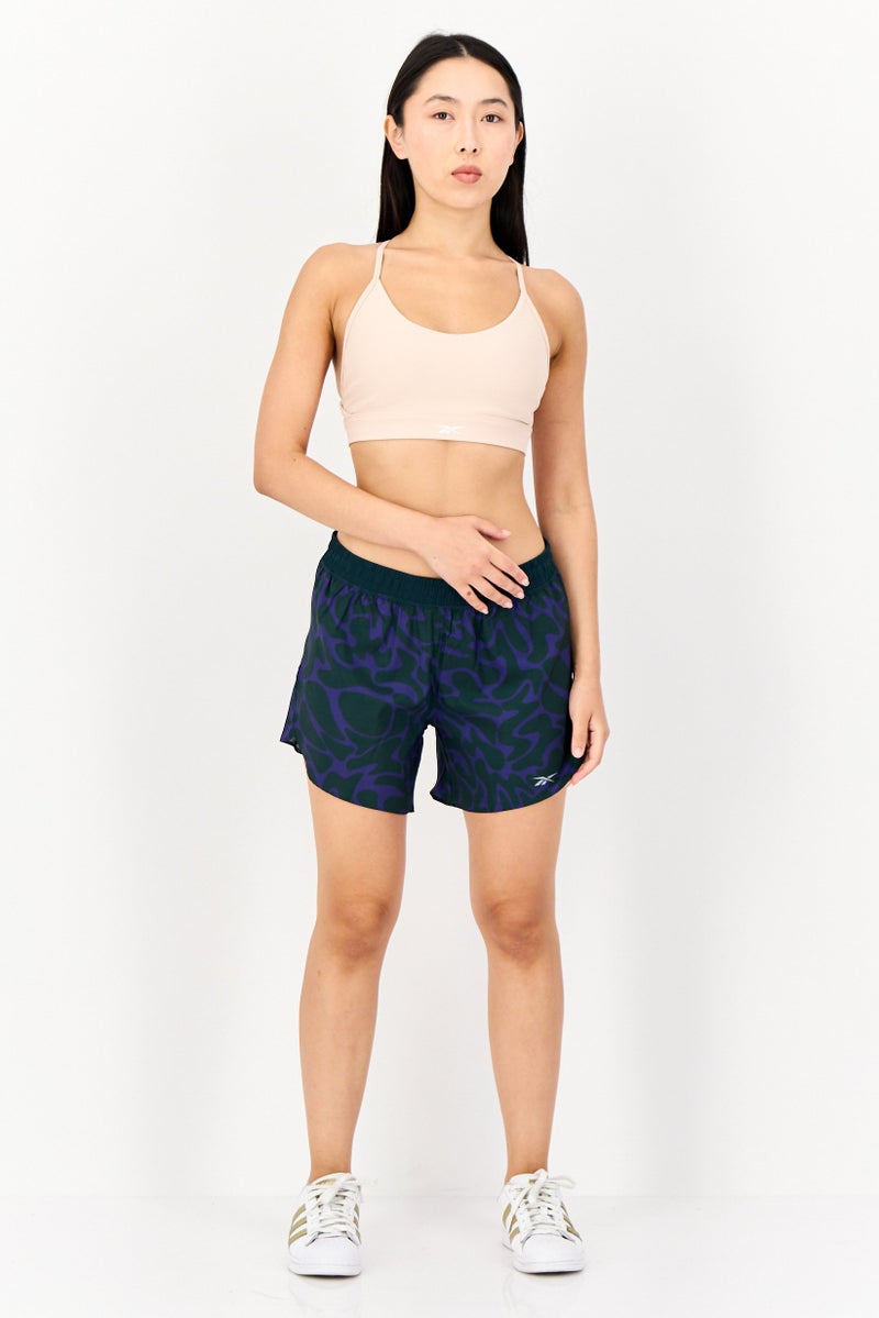 Reebok Women Sportswear Fit Training Shorts, Multicolor  - Image 4