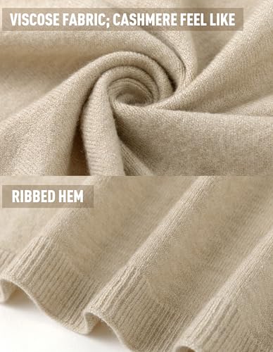 PULI Women's Versatile Knitted Shawls Scarf Poncho Sweater with Buttons Lightweight Spring Summer Fall Wraps barley twist - Image 4