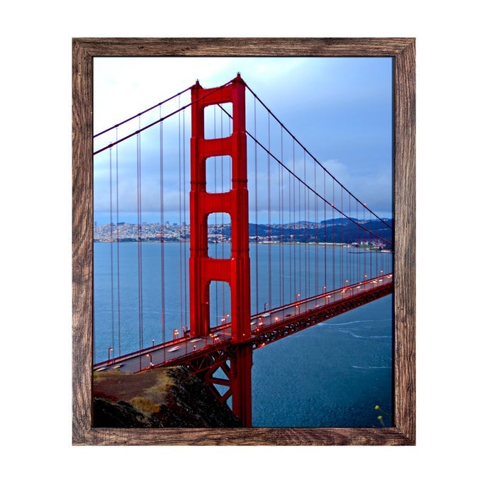 16X20 FRAMES PICTURE FRAMES FOR WALL SINGLE BROWN