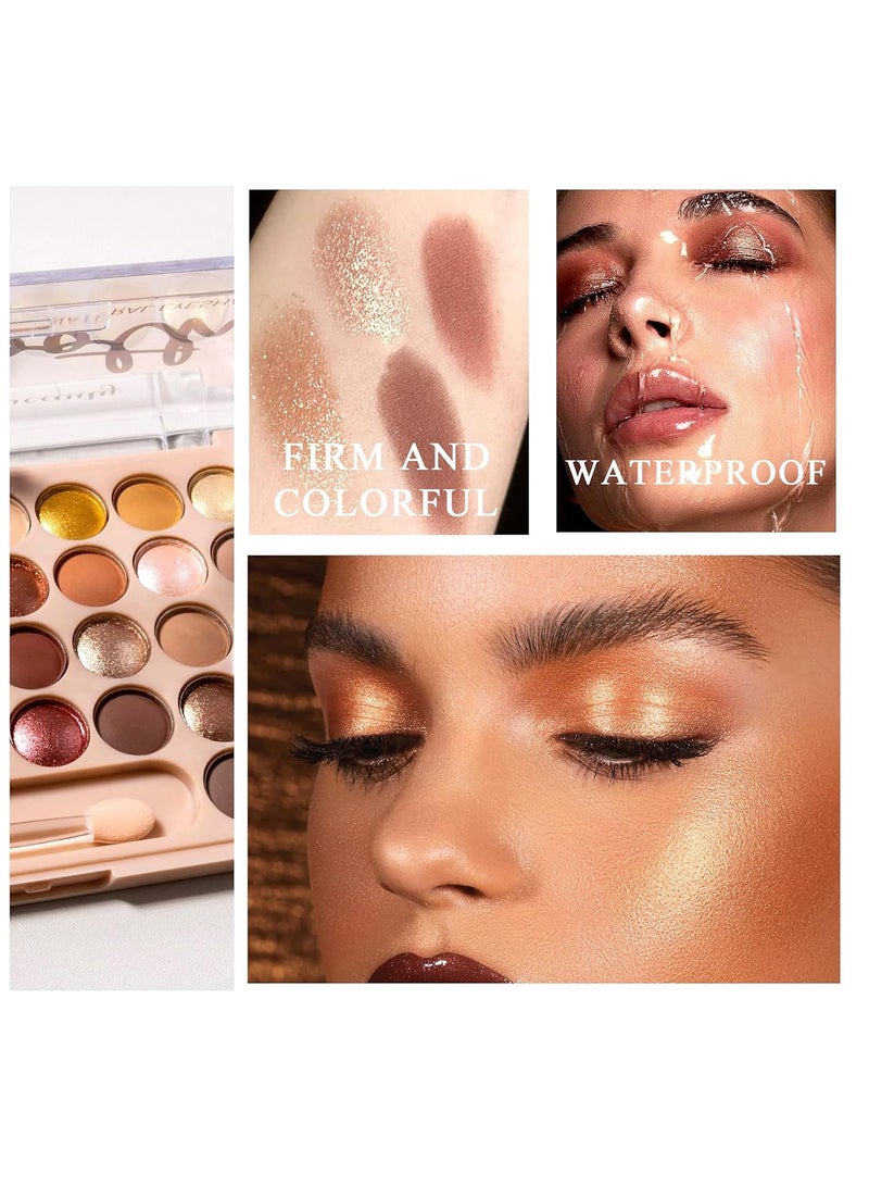 چولي ستار لوحة ظلال العيون لوحة مكياج عيون لؤلؤية مع لمسات نهائية لامعة غير لامعة معدنية غير لامعة مكياج عيون عالي الصبغة بتركيبة تدوم طويلاً - Image 5