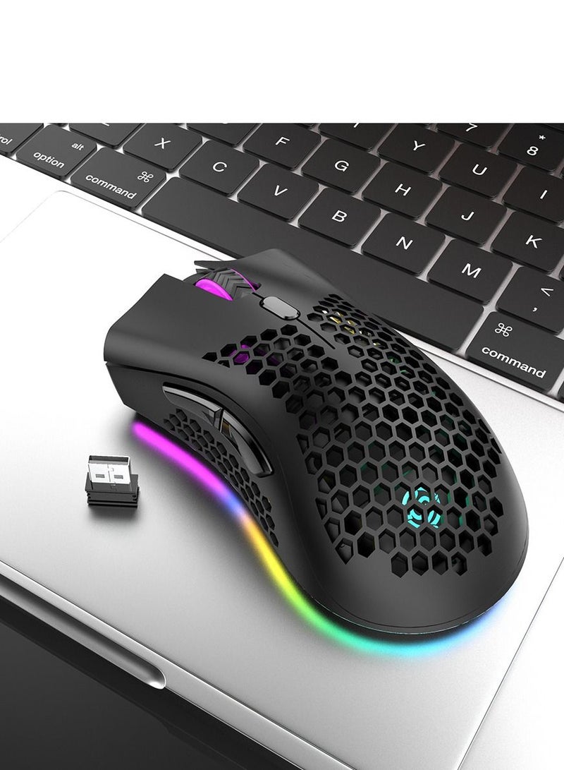 AROAQ Wireless USB Rechargeable Mouse Lightweight Gaming Mouse - Image 2