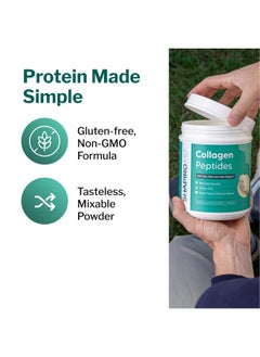Shapiro MD Hair Growth Experts Collagen Peptides Powder - Collagen Powder Supplement for Hair, Skin, Nails, and Joint Support, Types I & III Hydrolyzed Collagen for Easy Absorption | 11g Collagen Per Serving, 16 oz. | Shapiro MD 