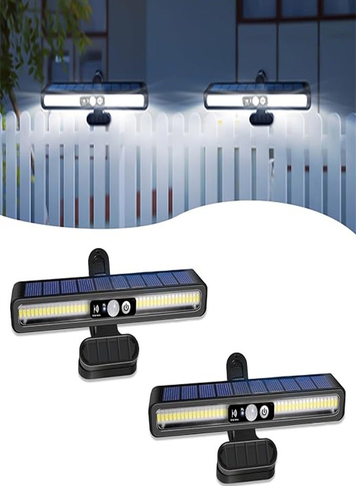Solar Light, Outdoor 2 Sensor Light, Clip-on Light, LED Light, Waterproof, Motion Sensor Light, Automatically On, Off, No Electricity Bills, Outdoor Security Light, Camping, Garden, Front - Image 1