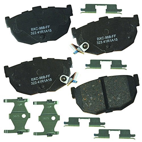Bendix Premium SBC323 Ceramic Rear Brake Pads for Nissan Maxima 1990-1985, Stanza 1992-1990 - Image 1