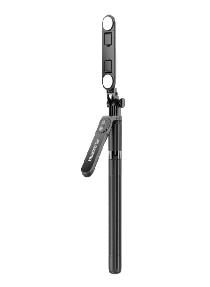 PLOKAMA 360° Rotating Phone Stabilizer Tripod Portable Multifunctional Photography Stand with Wireless Remote Control Phone Holder LED Beauty Light Suitable for All Cell Phones - Image 1