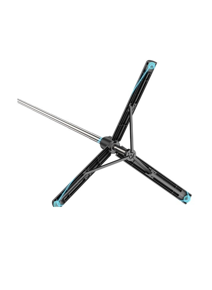 PLOKAMA 360° Rotating Phone Stabilizer Tripod Portable Multifunctional Photography Stand with Wireless Remote Control Phone Holder LED Beauty Light Suitable for All Cell Phones - Image 2