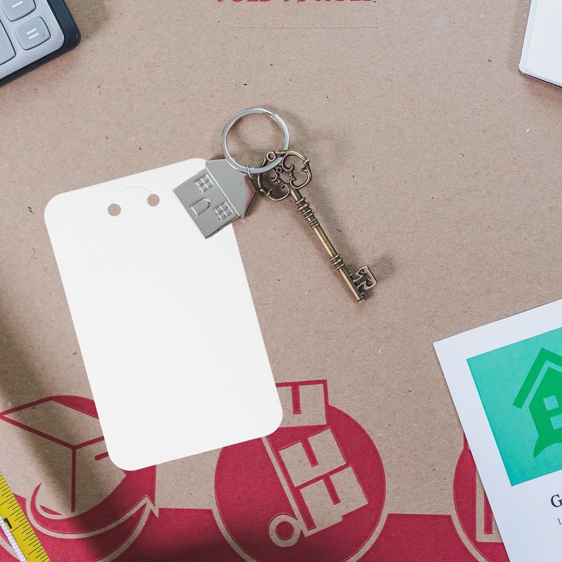 Tabanzhe Keychain Display Cards with Self-Sealing Bags - 100PCS for Keyrings and Handmade Jewelry - Image 4