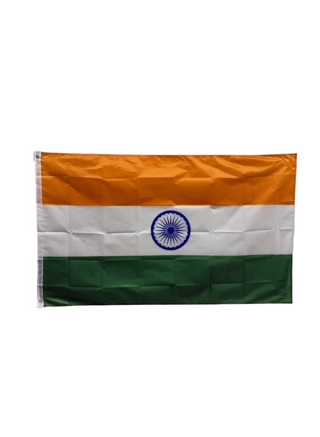 عاصفة Stormflag علم الهند 90x150cm (3x5ft) 100٪ البوليستر مع النحاس grommets - Image 1