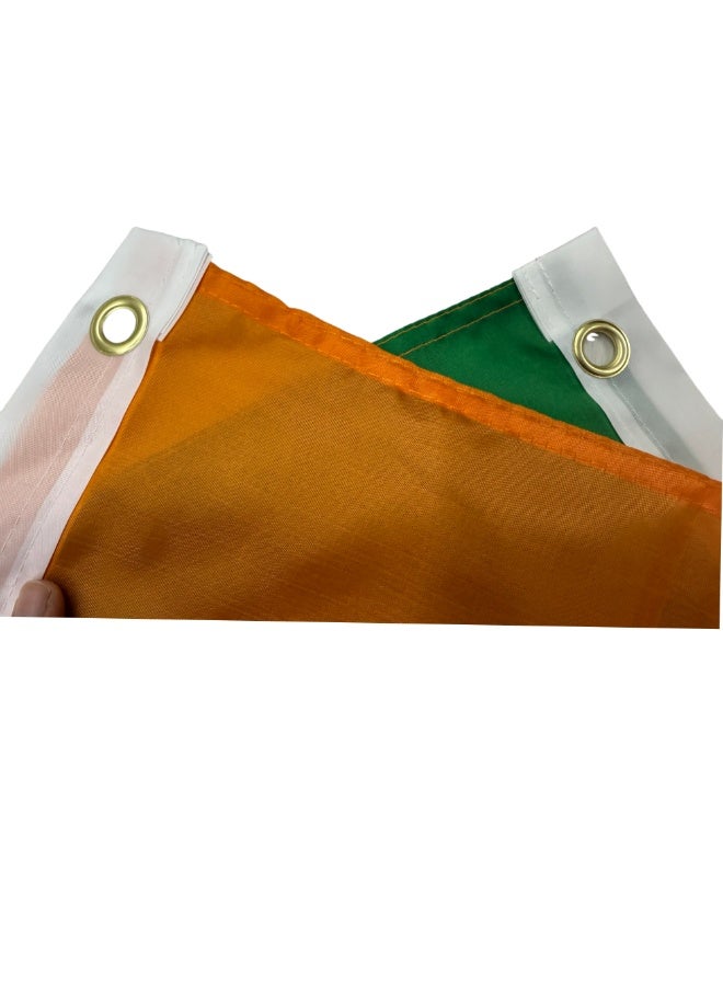 عاصفة Stormflag علم الهند 90x150cm (3x5ft) 100٪ البوليستر مع النحاس grommets - Image 3