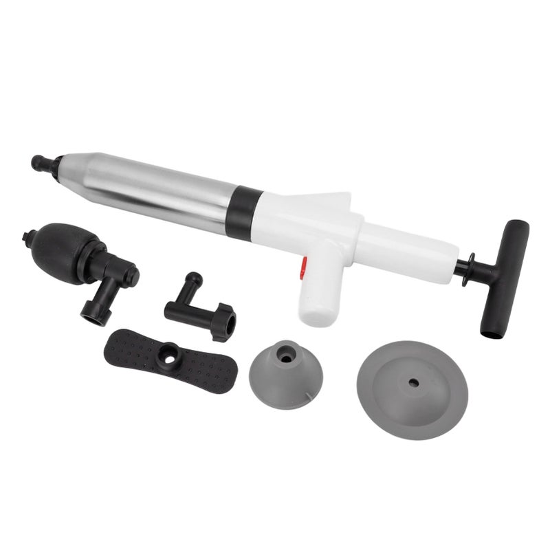 Toilet Plunger Drain Unblocker Powerful Manual Pneumatic Dredge Equipment Blaster Gun Cleaner - Image 1
