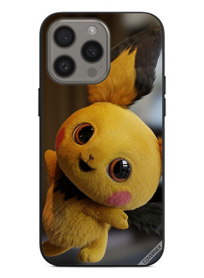 Covernex Protective Case Cover For Apple iPhone 15 Pro Pikachu - Image 1