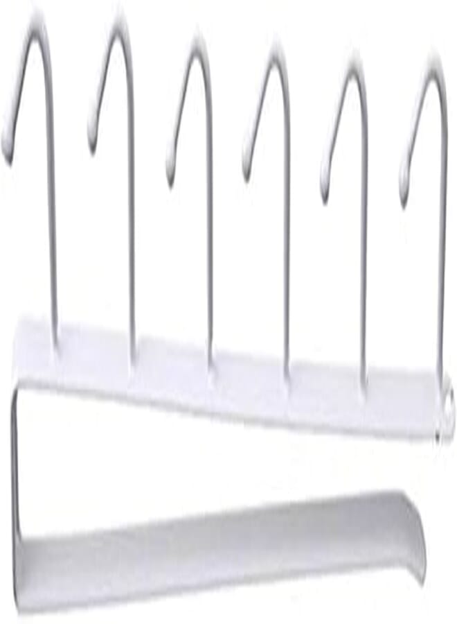 OR Multifunction Nail Free 6X2 Hook Mug Holder Under Shelf Mug Hooks Rack Hanger Coffee Cup Holder,Tie Hooks,Keys Hooks for Kitchen,Armoire,or Any 0.78-1inch Thickness Shelf, 2724738148619