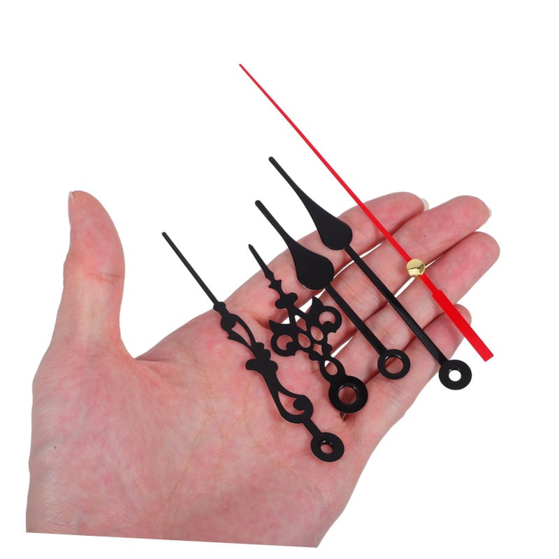 Durable Metal Clock Movement Replacement Kit With Long Spade Hands For DIY Projects - Image 5