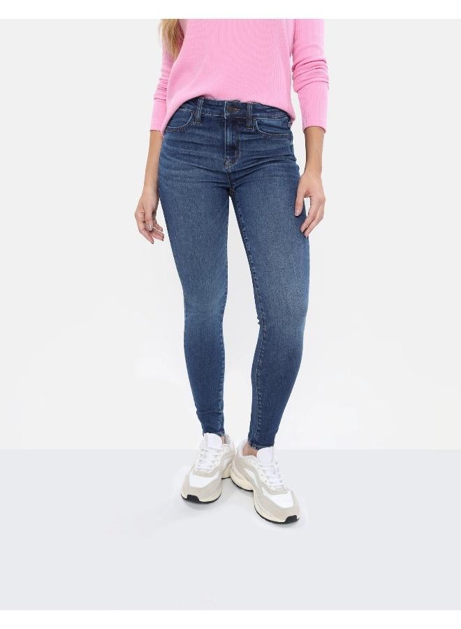 American Eagle High Waist Distressed Jeggings - Image 1