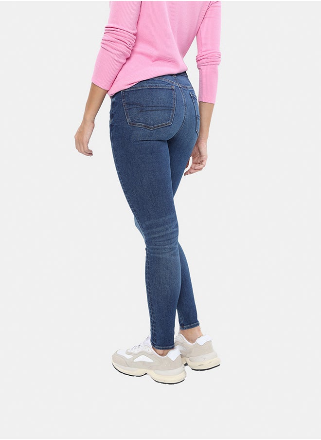 American Eagle - High Waist Distressed Jeggings - Image 1