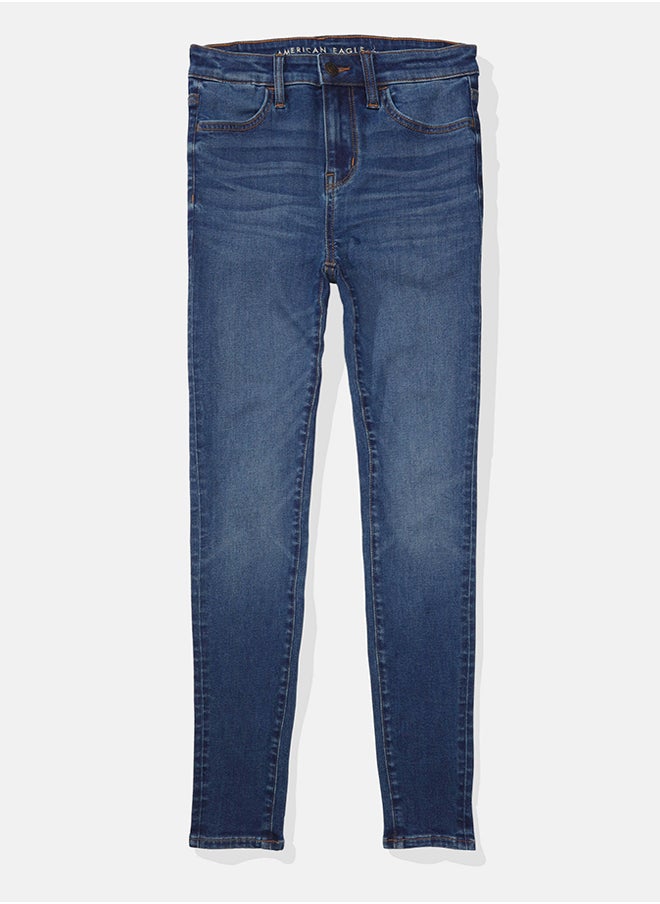 American Eagle - High Waist Distressed Jeggings - Image 1