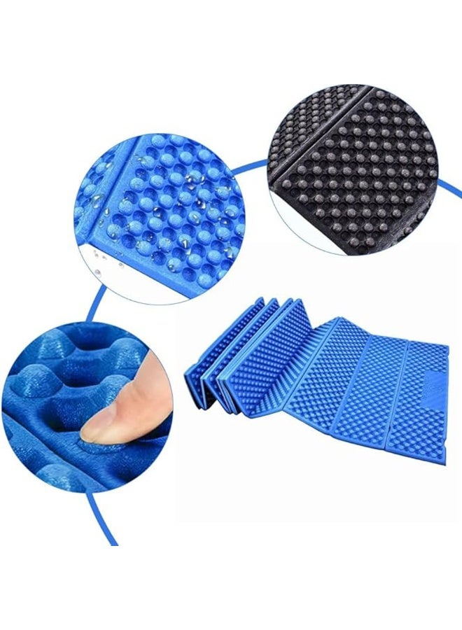 Manful 185 * 115cm Aluminium Sleeping Sheet, Playing Foam Folding Floor Mat, Soft Crawling Mat, Tent Mattress, Floor Pad for Yoga, Waterproof and Thick Anti-Slip Activity Sheet for Camping(Blue) - Image 5