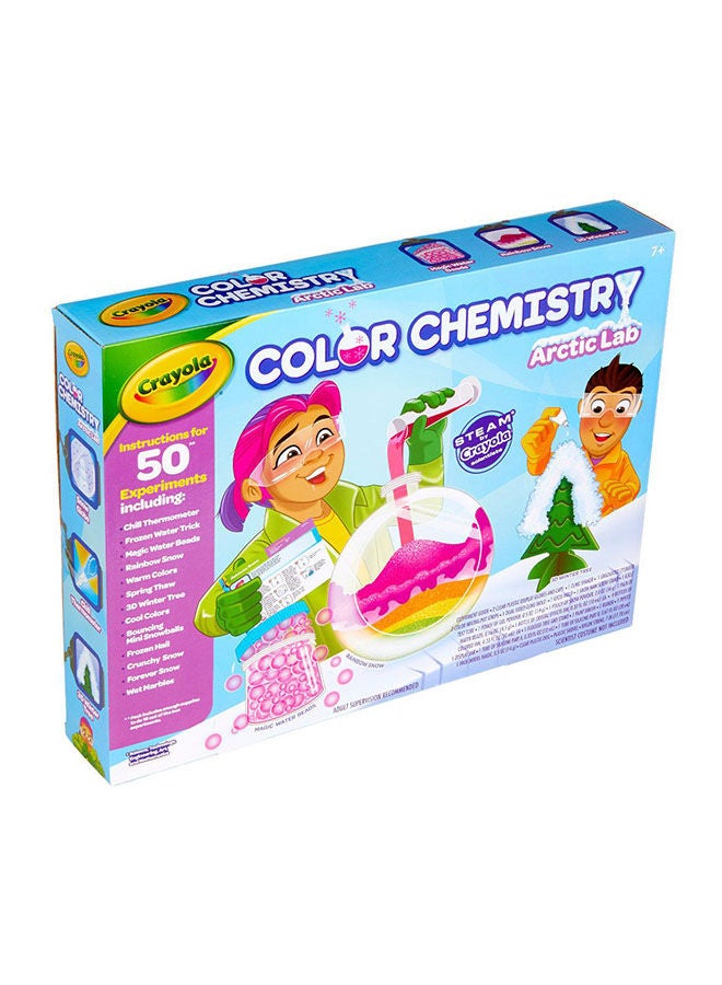 Crayola مجموعة كيمياء الألوان للأطفال، أنشطة ستيم/ستيم - تعلم عن القطب الشمالي - Image 3