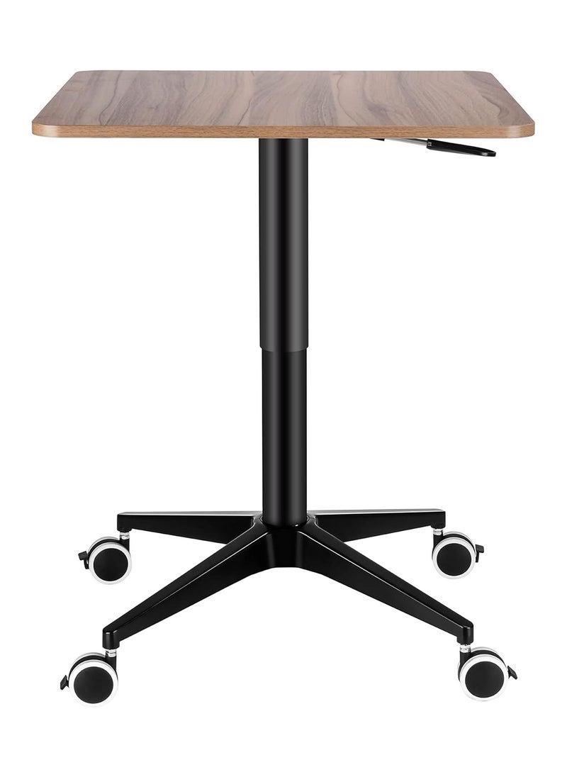 upergo UP-10SL Height Adjustable Square Movable Desk, Computer Floor Stand  - Image 1
