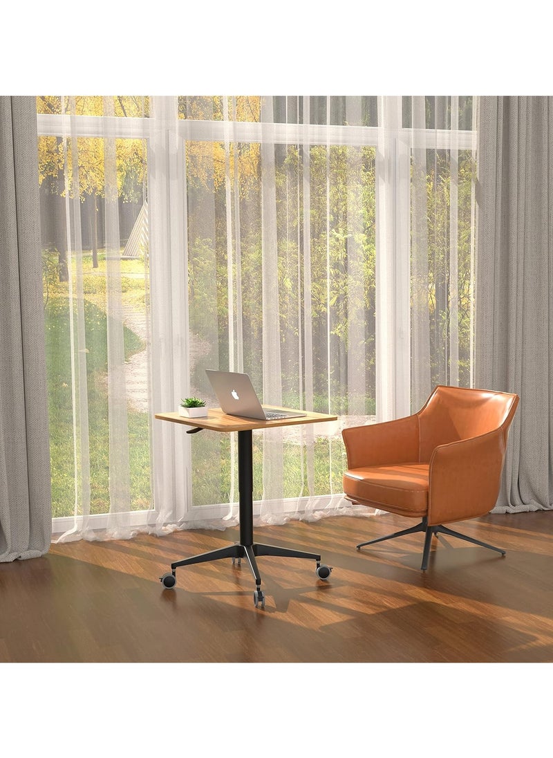 upergo UP-10SL Height Adjustable Square Movable Desk, Computer Floor Stand  - Image 2