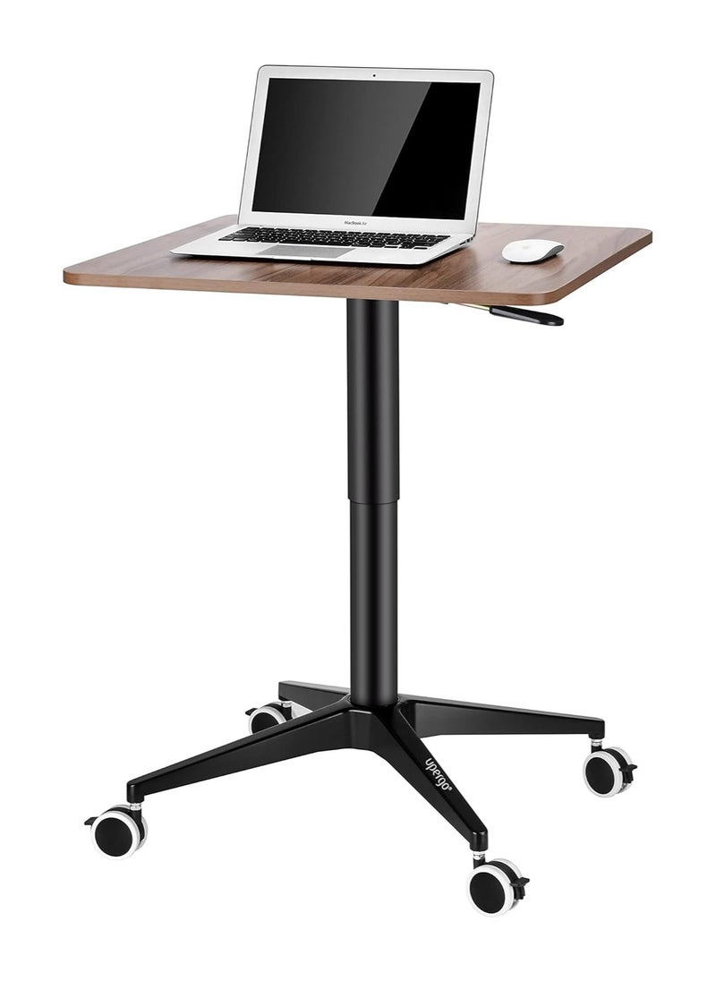 upergo UP-10SL Height Adjustable Square Movable Desk, Computer Floor Stand  - Image 3