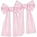 Lanboon Pink Bow Birthday Party Decorations 2 Pack Big Pink Bows 17 x 39 Inches Coquette Party Background Large Sparkle Organza Giant Bow Hanging Decor for Bachelorette Baby Shower Bridal Shower Baby Pink - Image 4