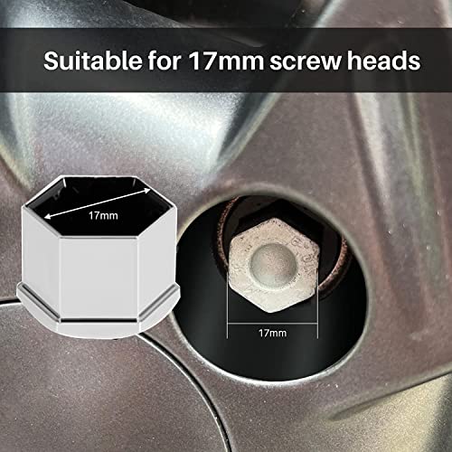 Gebildet غطاء صمولة العجلات كروم 22 قطعة 17 مم - Image 3