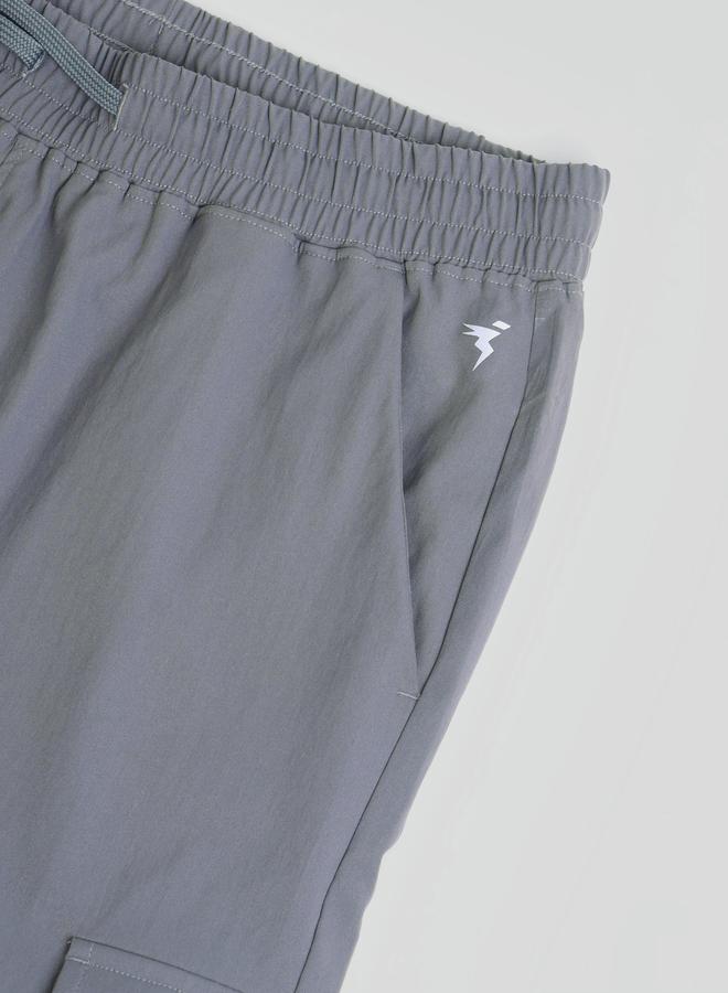 تكنوسبورت بنطال كارغو سادة مرن - Image 4