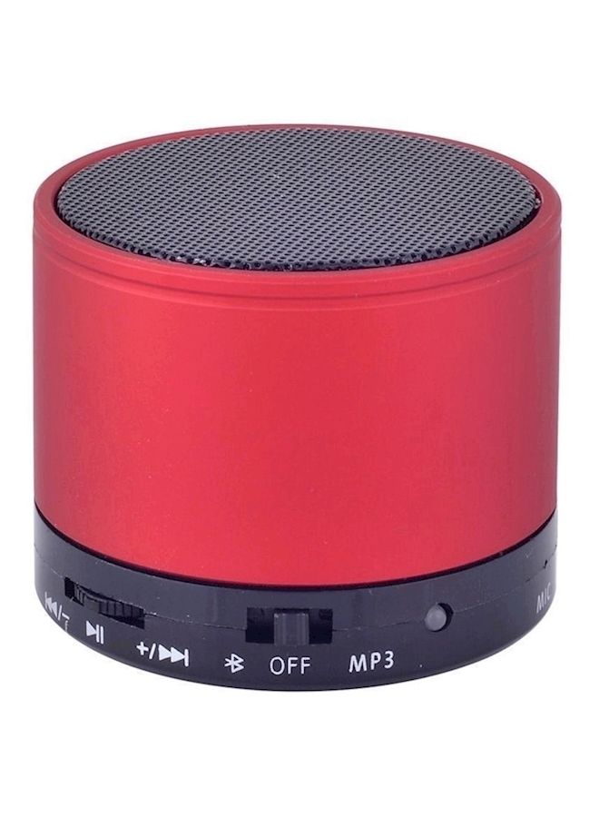 NIBEMINENT Mini Wireless Multimedia Speaker Red - Image 2