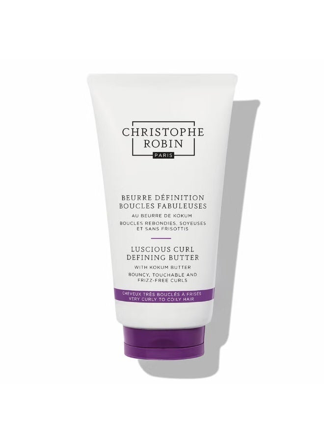 كريستوف روبن زبدة كريستوف روبن الجديدة لتجعيد الشعر مع زبدة الكوكوم 150 مل - Image 1