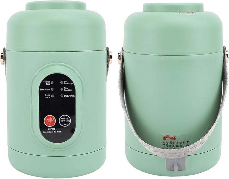 Portable Electric Pot Mini Stainless Steel Cooker 500W US Plug 110V For Travel - Image 3