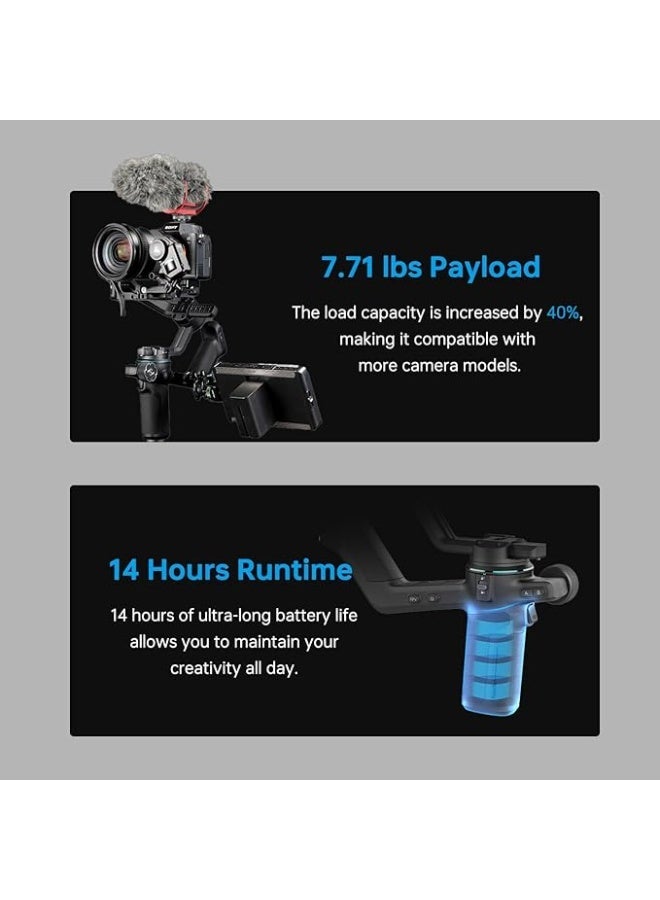 FeiyuTech SCORP-C2 Gimbal Stabilizer with SCORP Series Camera Control - Image 4