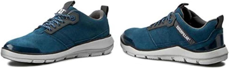 أحذية رياضية زرقاء للرجال مع أربطة