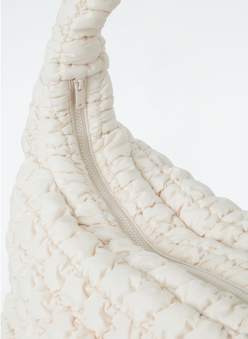 كوش حقيبة كوس السحابية الكبيرة ذات الملمس المتقاطع - Image 3