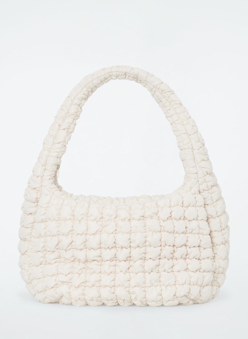 كوش حقيبة كوس السحابية الكبيرة ذات الملمس المتقاطع - Image 1