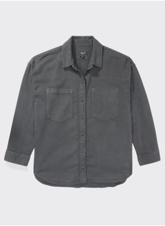 American Eagle AE Go Big Oversized Denim Shirt  - Image 3