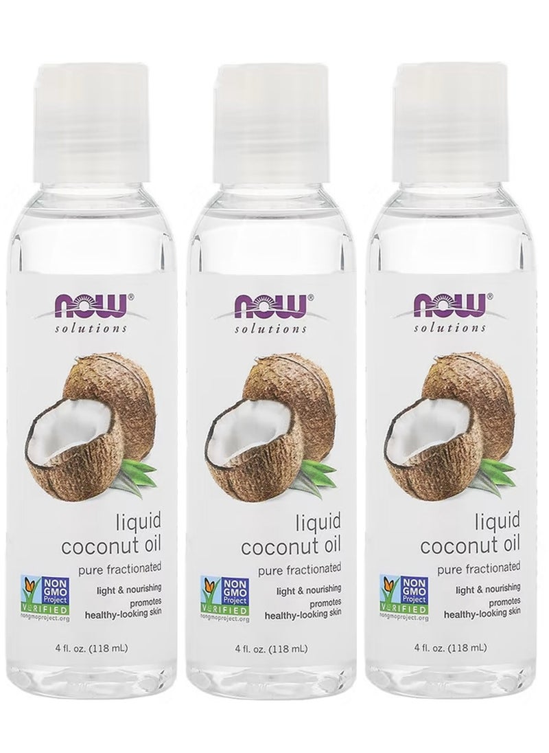 Pure Fractionated Liquid Coconut Oil 118ml (Pack of 3) - pzsku/ZEAE08A325B2DC73D265FZ/45/_/1730036941/94635dec-9f47-4e4d-bad4-d02cfc4e08a9