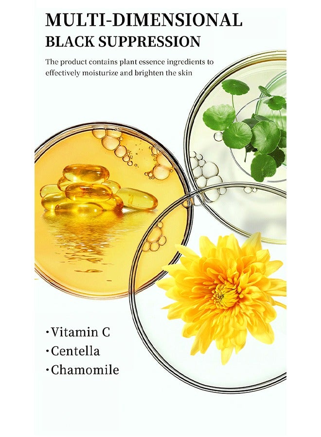 مايتشير كريم الإشراق - كريم مصحح البقع الداكنة بفيتامين سي كينتيلا بالبابونج - تحت الإبط والرقبة والإبط والركبتين والمرفقين والمناطق الخاصة والمناطق الحميمة - تركيبة مطورة ، نتيجة فورية 50 جم - Image 2