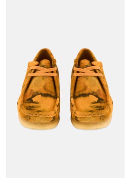 clarks Men Standard Wallabee Suede Lace Up Shoes, Turmeric  - Image 4