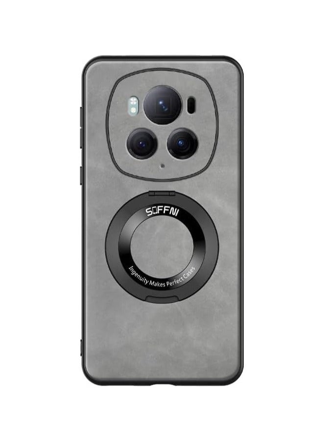 general Case Compatible with Honor Magic 6 Pro Case with Magnetic 360° Kickstand Case, Multi-Function Case Leather Shockproof TPU Protective Heavy Duty Phone Case - Image 2